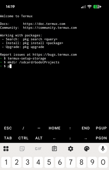 Installing Node.js and ShipThis in Termux