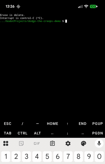 Running the ShipThis iOS wizard in Termux